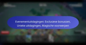Read more about the article Evenementuitdagingen: Exclusieve bonussen, Unieke uitdagingen, Magische voorwerpen