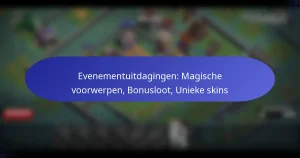 Read more about the article Evenementuitdagingen: Magische voorwerpen, Bonusloot, Unieke skins