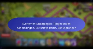 Read more about the article Evenementuitdagingen: Tijdgebonden aanbiedingen, Exclusieve items, Bonusbronnen