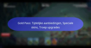 Read more about the article Gold Pass: Tijdelijke aanbiedingen, Speciale skins, Troep upgrades