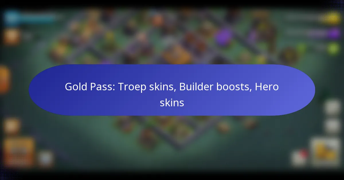 You are currently viewing Gold Pass: Troep skins, Builder boosts, Hero skins