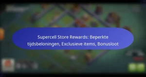 Read more about the article Supercell Store Rewards: Beperkte tijdsbeloningen, Exclusieve items, Bonusloot